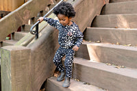 Rooie and Friends baby boys black-and-white Dalmatian sweatshirt and matching pants set