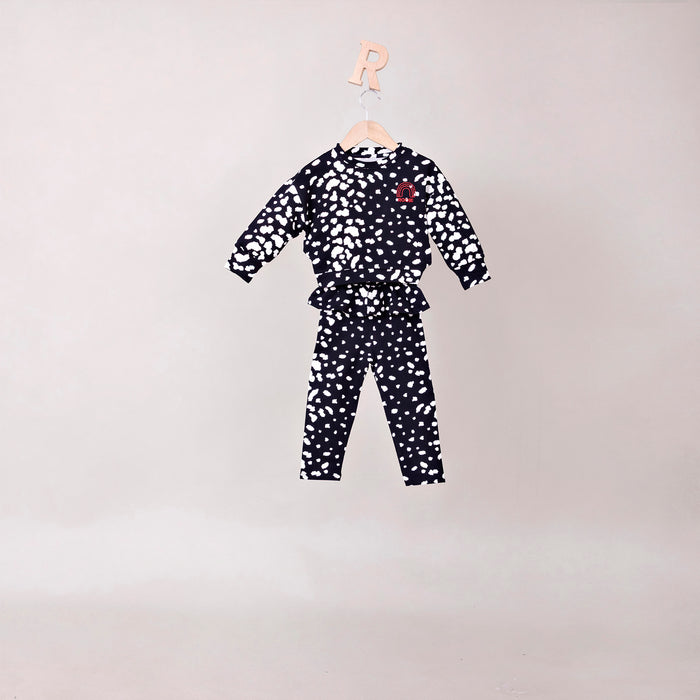 Baby Girls’ Dalmatian Ruffle Set