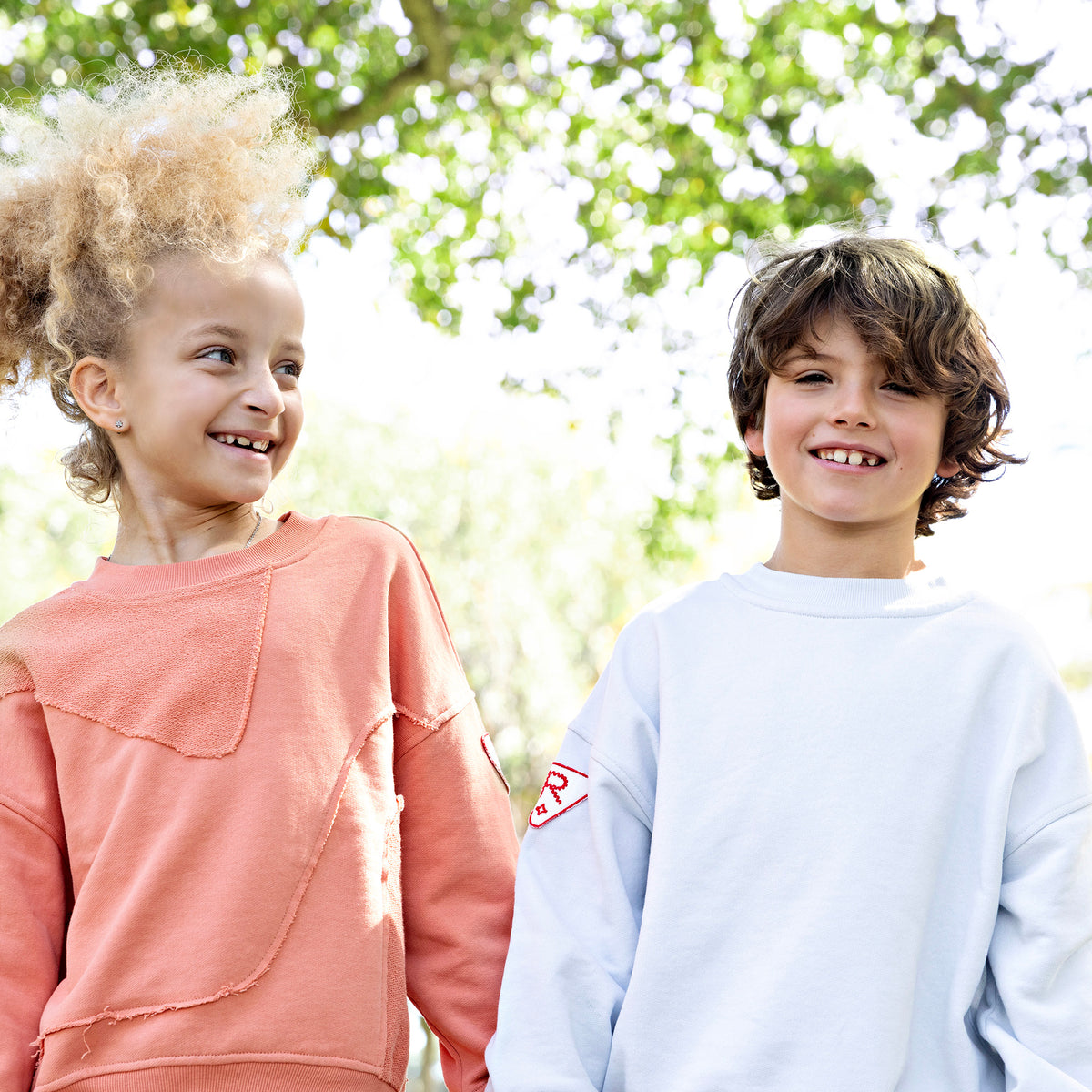 Rooie and Friends Patched Sweatshirt